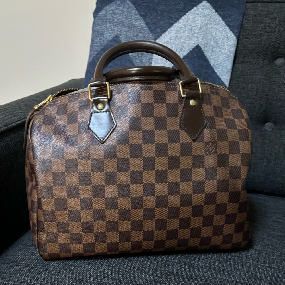 LV speedy 30 in damier ebene